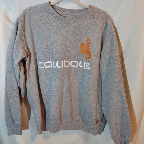 Carhartt Other - Carhartt Oklahoma State OSU Cowboys Gray Midweight Crewneck Sweatshirt - M